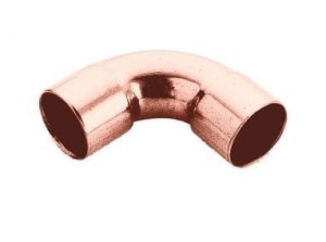 ŁUK MIEDZIANY  90° 22MM WW 