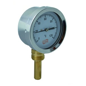 Termometr bimet.63 0-120C osiowy-radial 