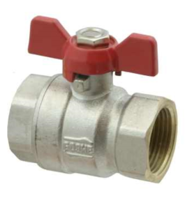 Zawór kulowy PREMIUM 1/2 ww motyl 