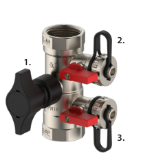 Zawór serwisowy DN25 / DN20