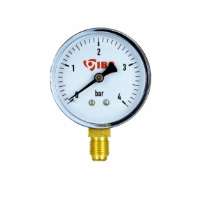 Manometr radialny 1/4", fi 60mm, 0÷4 bar IBO 