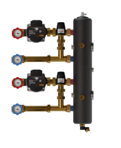 Sprzęgło hydrauliczne 2 obiegi termostatyczne 2 x OT. Z pompami i uchwytem..  