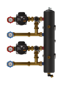 Sprzęgło hydrauliczne 2 obiegi obrotowe 2 x OM. Z pompami i uchwytem   Bez siłowników 