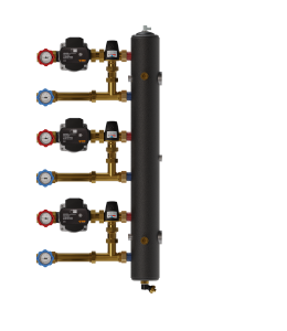 Sprzęgło hydrauliczne 3 obiegi termostatyczne 3 x OT.  Z pompami i uchwytem  