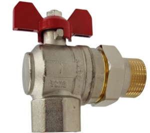 Zawór kątowy ze śrubunkiem PREMIUM 1